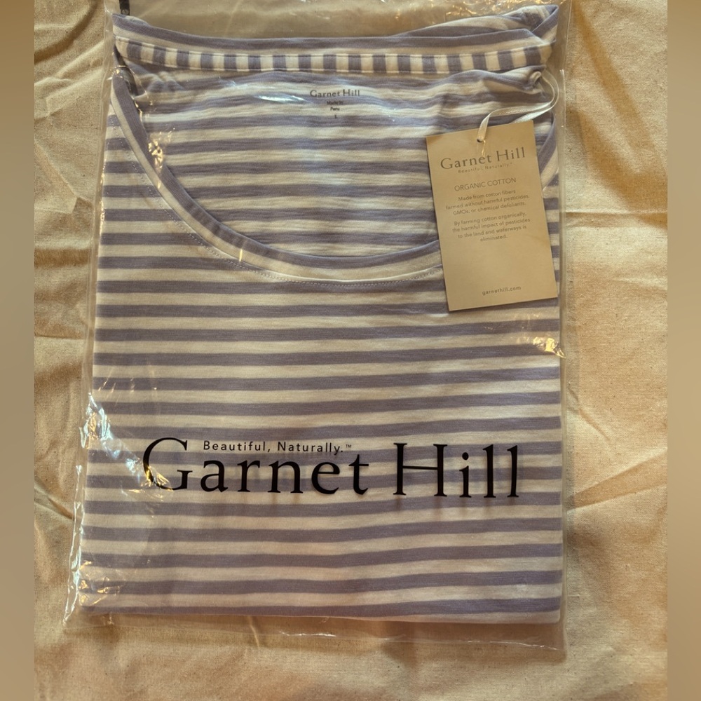 Garnet Hill Pima cotton boxy tee